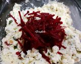 A picture of step 3 of Instant Rawa-Beetroot Idlis.
