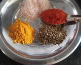 A picture of step 3 of Mixed dal veggies chilla.