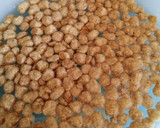Foto del paso 1 de la receta: Pasta con soja texturizada y salsa de yogurt