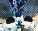 A picture of step 4 of Oreo dessert.