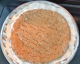 Hình bước làm 3 của món Pizza Nhân Tôm Rau Củ - Đế Bánh Từ Bột Mì Nguyên Cám