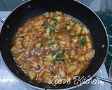 A picture of step 2 of Zeera Aloo.