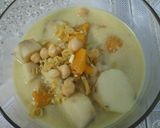 Hình bước làm 5 của món Cà ri đậu gà chay
