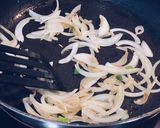 รูปขั้นตอนการทำที่ 4 ของ ข้าวหน้าไก่ผัดกิมจิ