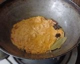A picture of step 2 of Matar Paneer.