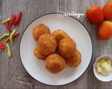 Foto langkah ke 6 dari resep Nasi Bola Mozzarella.