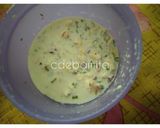 A picture of step 2 of Rose Lassi.