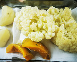 Foto del paso 1 de la receta: Ñoquis de Coliflor y Zapallo con Puré de Brócoli y verduras