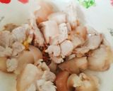 Hình bước làm 1 của món Dưa mắm trộn thịt luộc