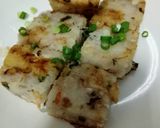 A picture of step 5 of Taro Cake.