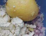 A picture of step 1 of Chinese Cheese Parcels.
