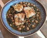 Foto del paso 8 de la receta: Bacalao con garbanzos, acelgas y huevo