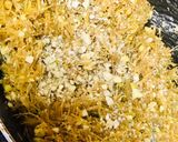 A picture of step 3 of Vermicelli and dry fruits dessert roll.