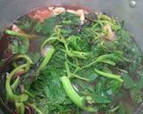 Hình bước làm 3 của món Canh rau dền nấu tôm 🦐