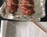 Mozzarella-Corned Beef Stuffed Bacon Wrapped Chicken + Spicy Orange-Honey-Parsley-Tomato Pesto Sauce recipe step 1 photo