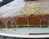 عکس مرحله 1 از دستور کیک پسته ای😋با سس شیر