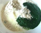 A picture of step 2 of Tri colour bread.