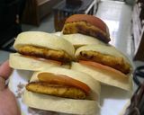 Foto langkah ke 4 dari resep Chicken Beef Burger Sehat Juicy 3 Bahan.