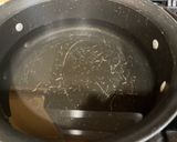 A picture of step 1 of Broccoli Shrimp Alfredo Pasta.