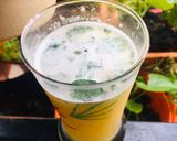A picture of step 8 of Mint Mosambi Mocktail.