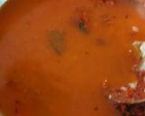 A picture of step 3 of Misal Pav (homemade masala).