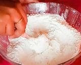 A picture of step 4 of Vanilla sponge cake in a pressure cooker with.