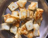 A picture of step 2 of Palak Paneer.
