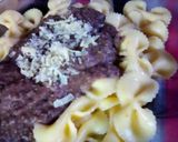 Foto del paso 5 de la receta: Fideos moñito c/salsa porotos negros 🎀🫘ᕙ(͡°‿ ͡°)ᕗ