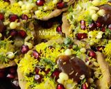 A picture of step 4 of Basket chaat (Katori Chaat).