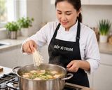 Hình bước làm 3 của món Canh hẹ đậu hủ trắng