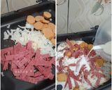Foto langkah ke 3 dari resep Cream pasta with smoked beef.