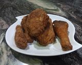Gambar langkah 4 resipi Ayam Goreng Tepung Berempah #KCHUP.