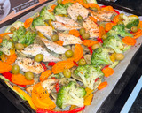Foto del paso 6 de la receta: Pescado al horno con verduras🥒🍆