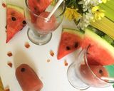 A picture of step 3 of Watermelon Ice cream.