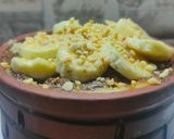 صورة لخطوة 4 من وصفة طاجن بطاطا حلوة بالبشاميل والفاكهة 🍮🍮