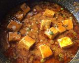 A picture of step 1 of Spicy mutter paneer.