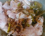 A picture of step 2 of Sukha Kadai Chicken.