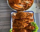 A picture of step 5 of Singapore Chilli Crab.