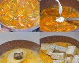 Foto langkah ke 4 dari resep Gulai Tempe Buncis Jamur.