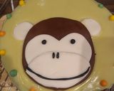 A picture of step 6 of Eddie's 1st Birthday Cake.