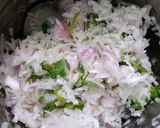 A picture of step 3 of Mooli Salad.
