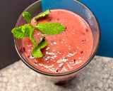 Φωτογραφία βήματος 1 της συνταγής Smoothie με βύσσινο, κεράσι, πεπόνι, βανίλια, μπανάνα, καρπούζι 🩷🩷🩷