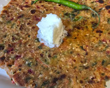 A picture of step 6 of Methi spring onion Dhebra.