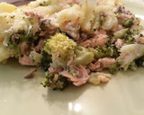 Foto del paso 10 de la receta: Pastel de salmón y brócoli con boniato