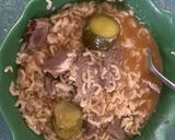 A picture of step 6 of When the romans turn to Noodles. 🙂.