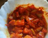 A picture of step 4 of Instant guava pickle.