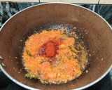 A picture of step 4 of Satvik mixed vegetable.