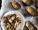 Foto del paso 1 de la receta: Berenjenas rellenas de ternera y champiñón