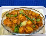 A picture of step 4 of Punjabi Dum Aloo.