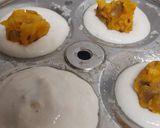 पोटैटो स्टफ्ड इडली (potato stuffed idli recipe in Hindi) रेसिपी चरण 3 फोटो